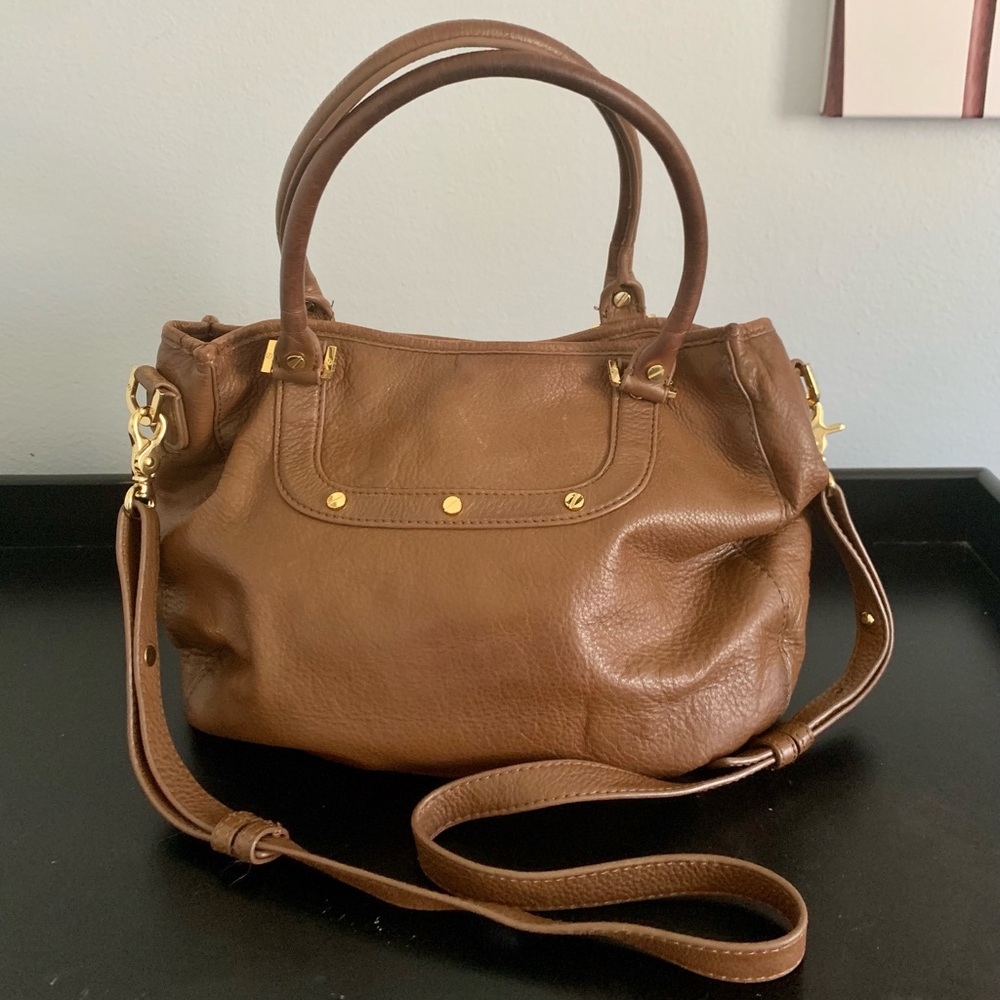 Tory Burch • Amanda Classic Dark Camel Hobo Bag • Purse • Retail $598 - Picture 11 of 15